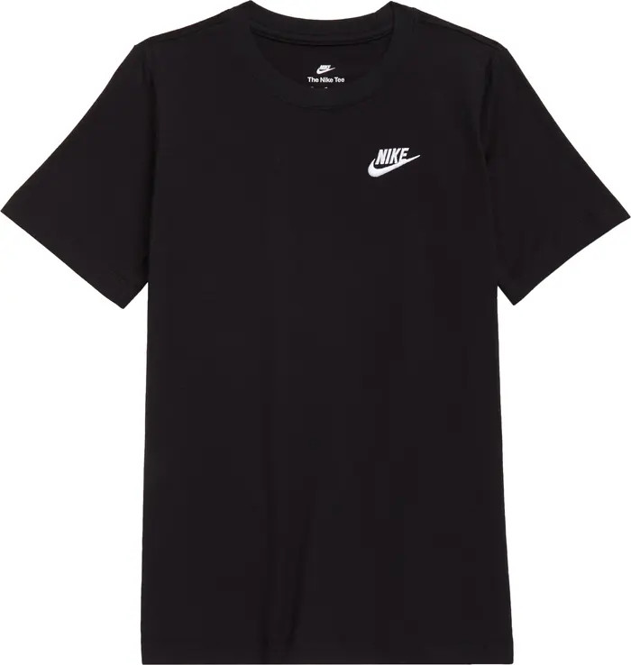 Kids' Embroidered Swoosh T-Shirt | Nordstrom