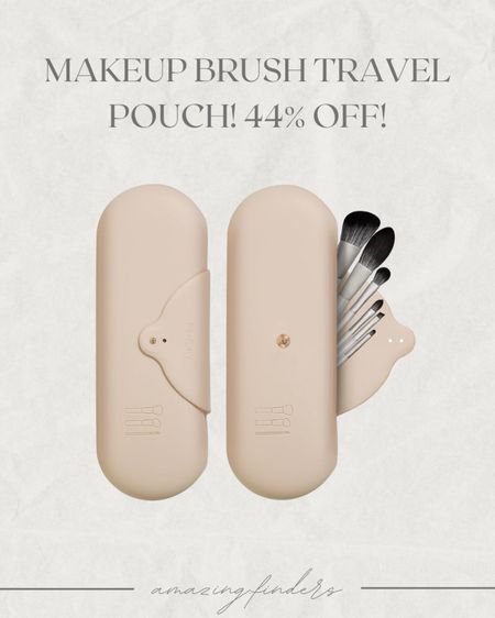 Travel Makeup Brush Holder Make up Bag Brushes Case Travel Essentials Silicone Portable Cosmetic Organizer Pouch for Travel (Khaki 1pc)


#LTKtravel #LTKsalealert #LTKbeauty