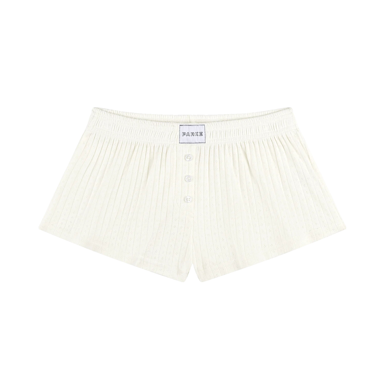 Pointelle Cotton Boxer Shorts | Parke