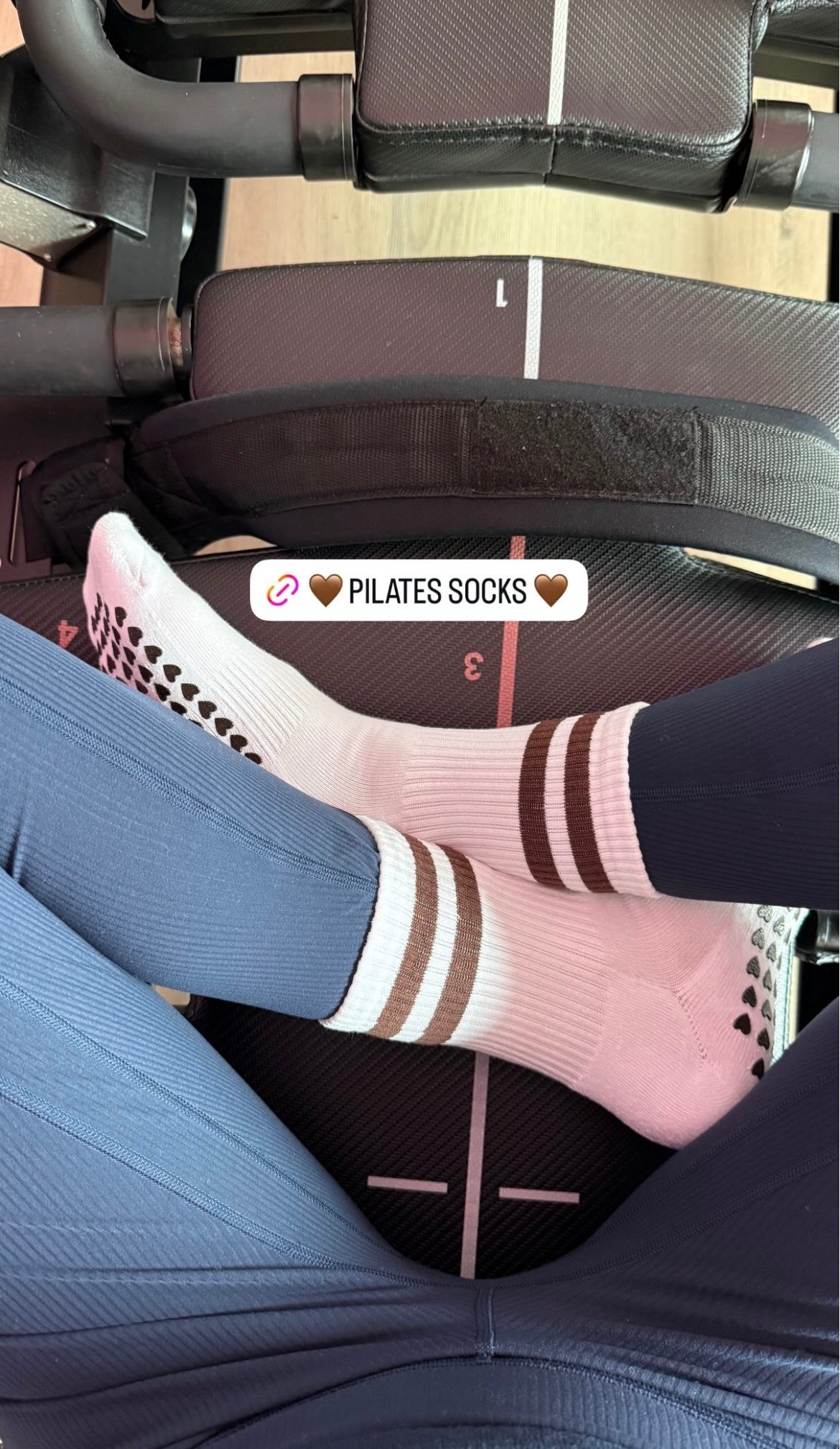 pilates socks from revolve 🤎🧘‍♀️

#LTKfitnessgoals #LTKootd #LTKActive