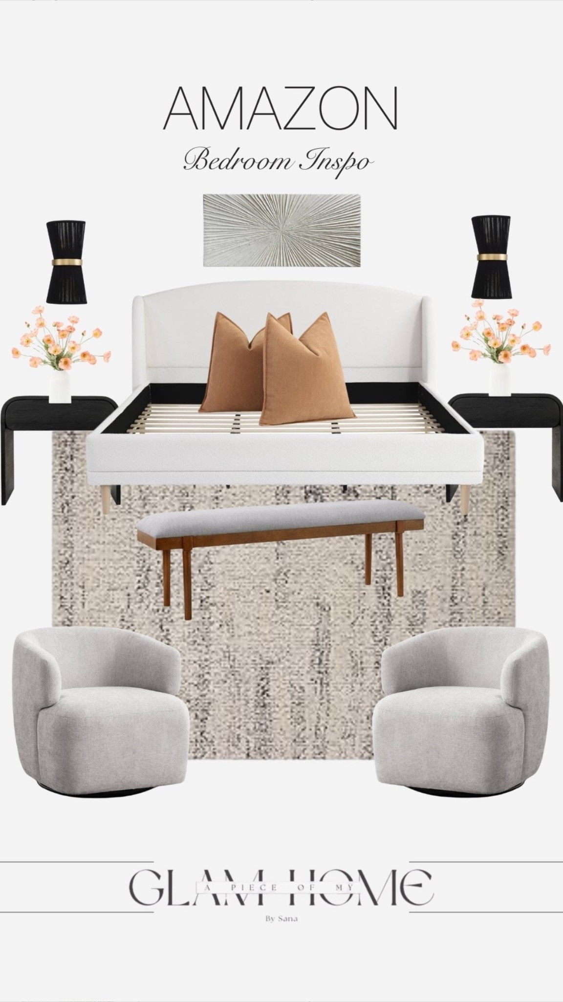 Amazon neutral and black bedroom inspi for fall with moody colors  @amazon @amazonhome #founditonamazon

#LTKSaleAlert #LTKHome #LTKSeasonal