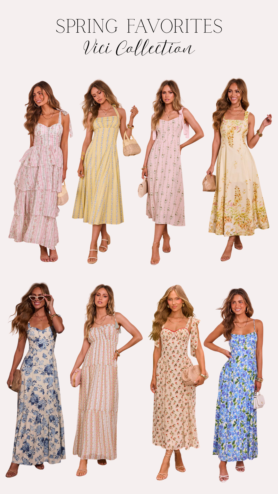 Shop the cutest spring dresses while they are on sale🩷💛 

 

#LTKSaleAlert #LTKSeasonal #LTKootd