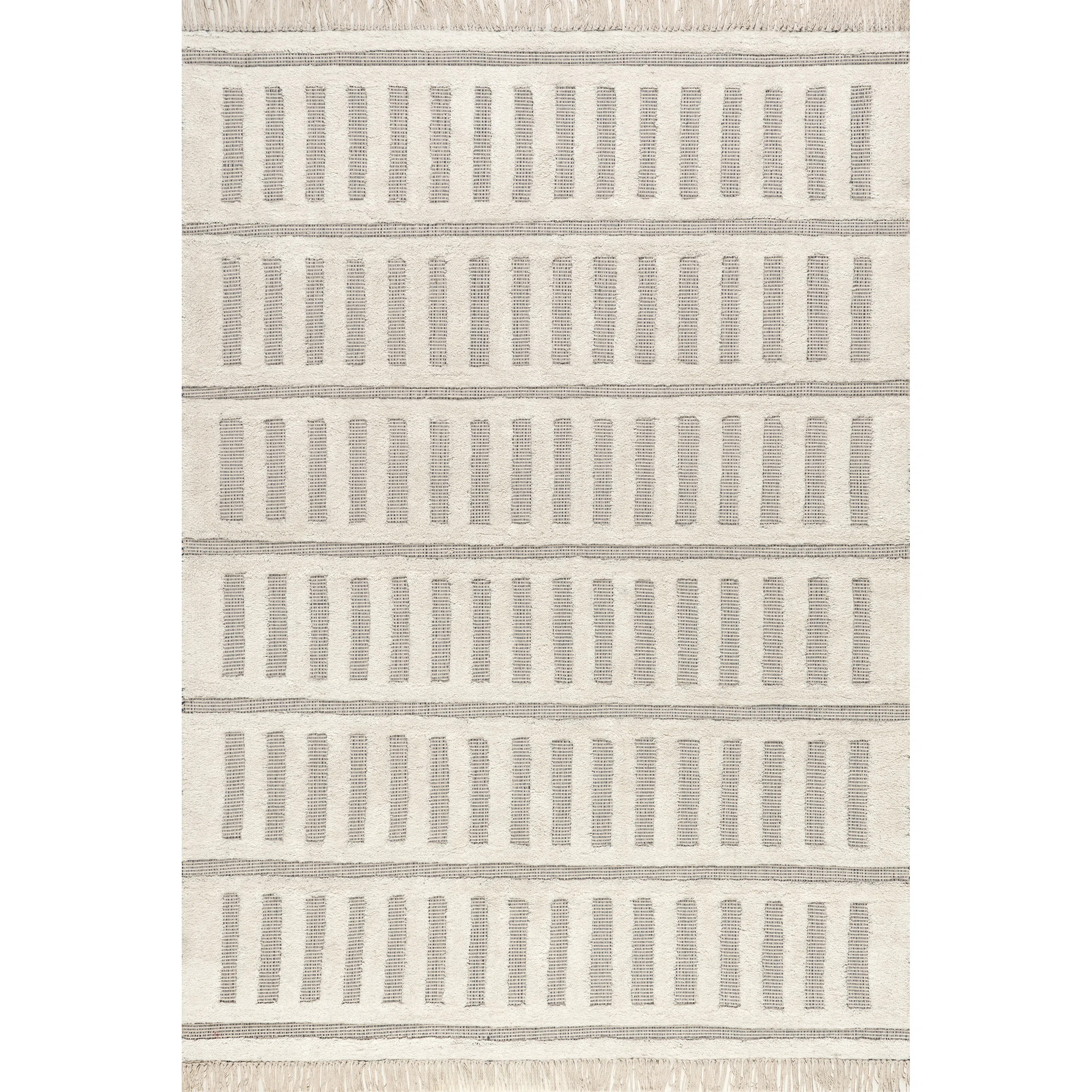Ebern Designs  Merrick Tasseled Cotton and Wool Area Rug | Wayfair | Wayfair North America