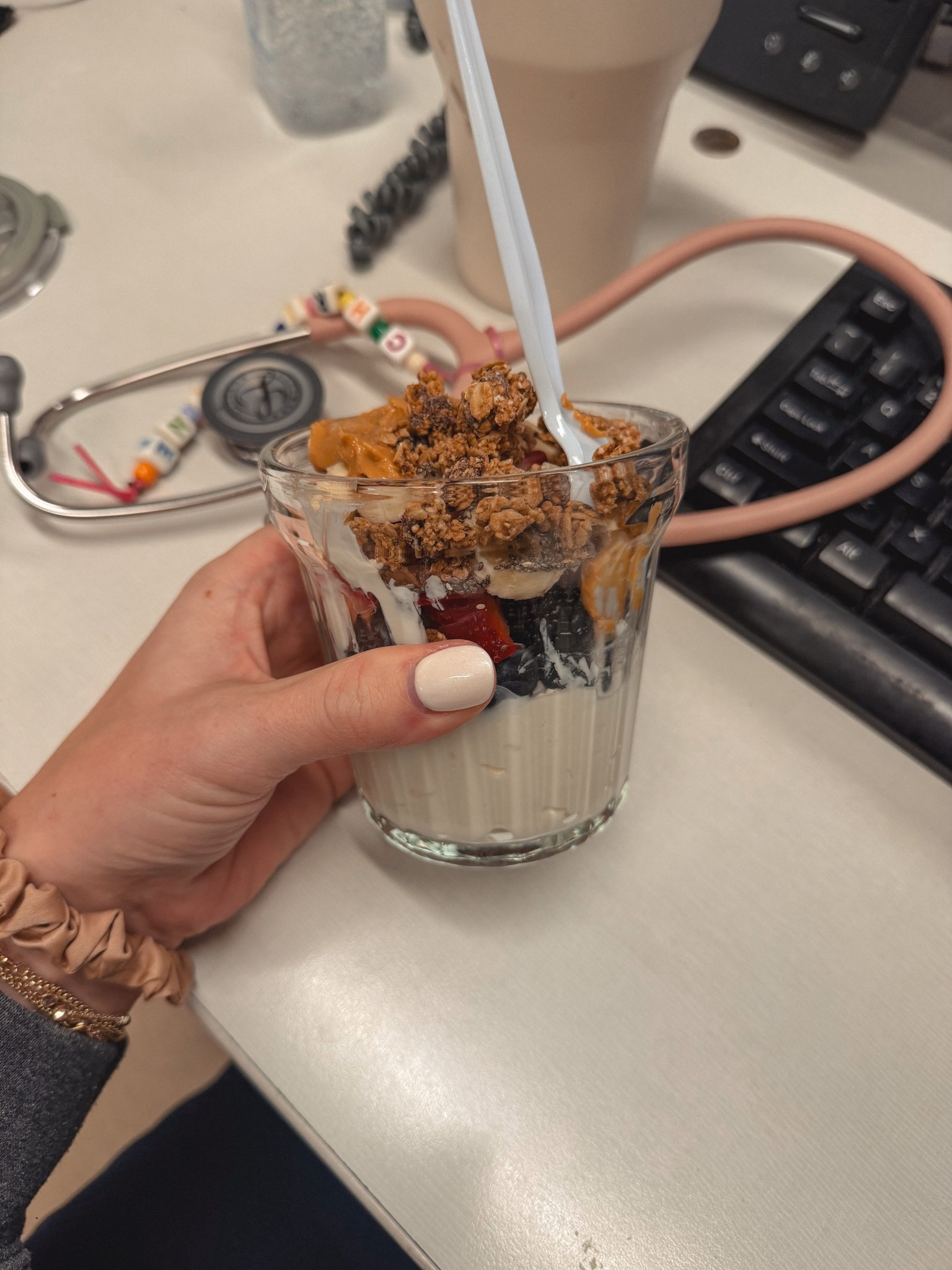 Love this glass parfait container 🫙 

#LTKdayinmylife #LTKmorningroutine #LTKmomlife