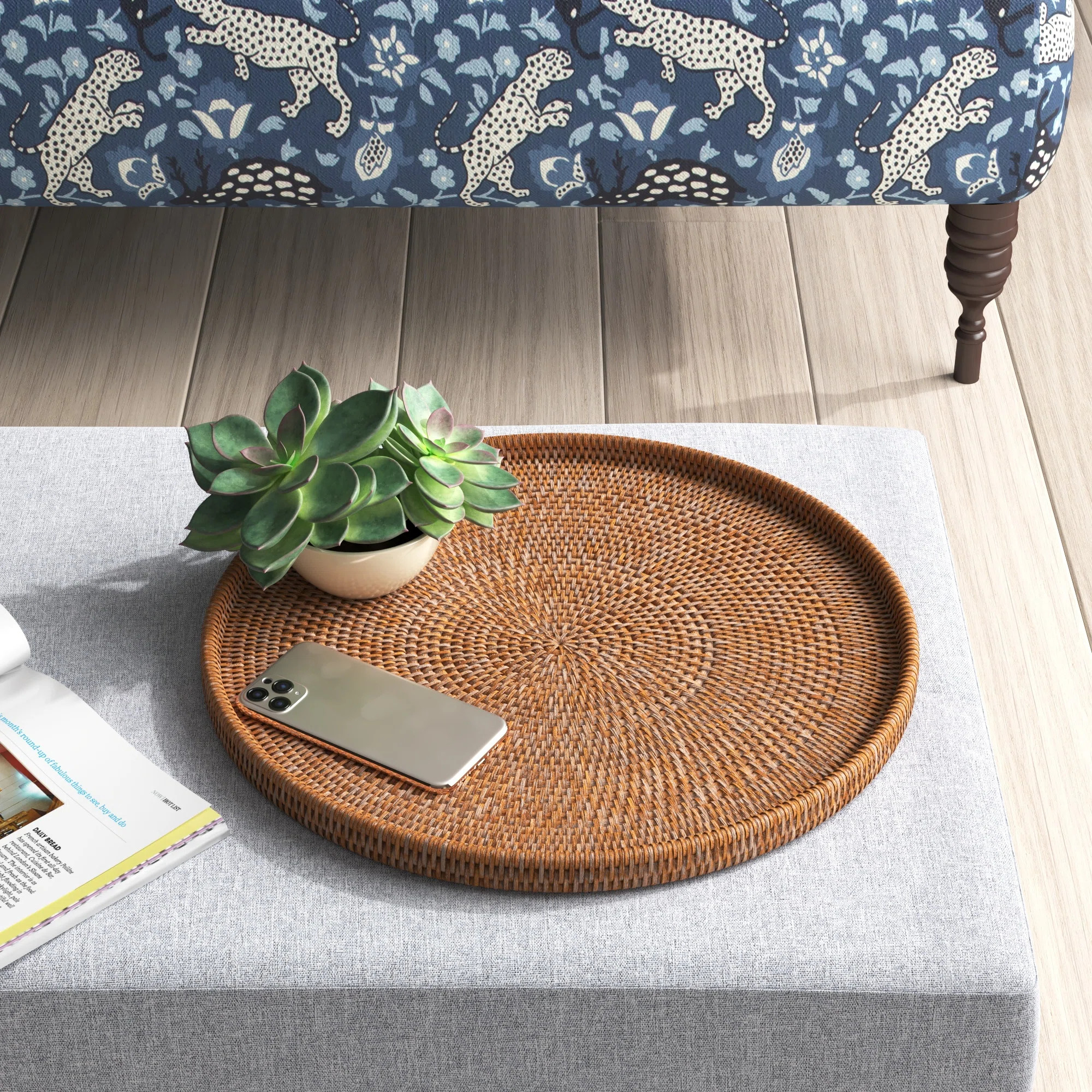 Lillian Wicker Tray | Wayfair North America