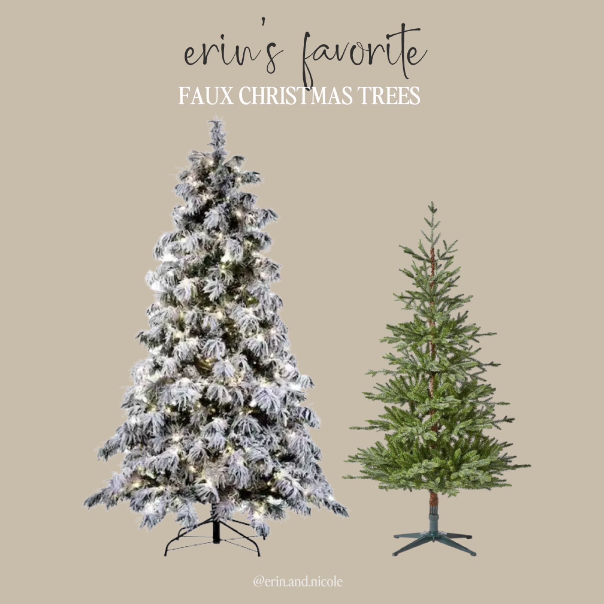 These two Christmas trees are my absolute favorite! The smaller balsam fir is the perfect tree for apartments, tiny living & kids room! While the larger flocked tree would be amazing for your living room nestled in front of a window. 🌲

#LTKhome #LTKHoliday #LTKSeasonal