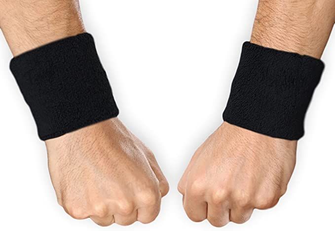 Sports Wristband - Workout Wrist Band, Wrist Sweat Bands for Men & Women - Sweat Bands for Wrists... | Amazon (US)