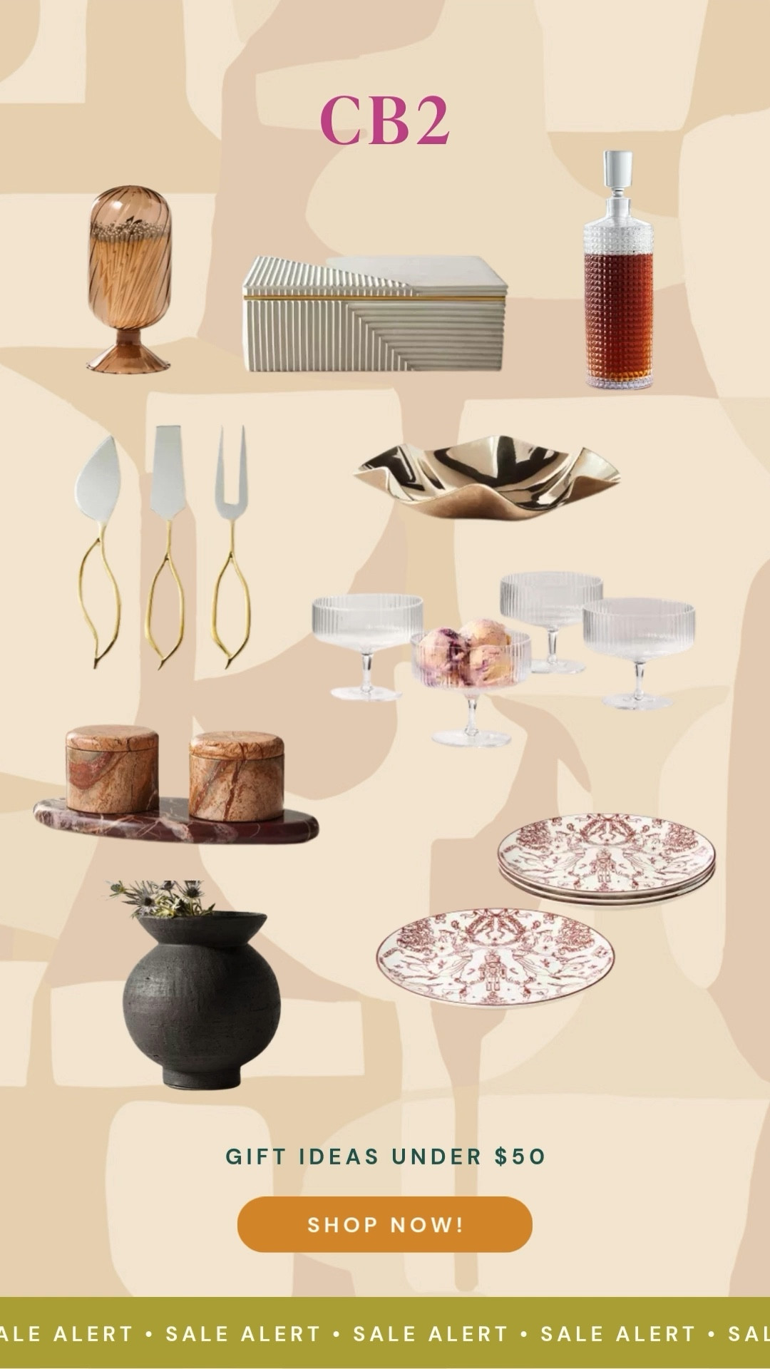 CB2 has some of the cutest giftable finds on sale right now—and everything here is under $50. Whether you’re shopping for a friend, a hostess, or treating yourself, these little luxuries add so much charm to any home. 🏡 

Everything is linked on my LTK—plus you can browse my full Gift Guide collection to shop all my curated picks. 💛#LTKHome #LTKFinds #CB2Sale #GiftIdeasUnder$50 #BLBPicks

#LTKCyberWeek #LTKHoliday #LTKGiftGuide