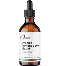 Designs for Health Elderberry Syrup with Wild Cherry Bark - Organic ImmunoBerry Liquid - Astragal... | Amazon (US)