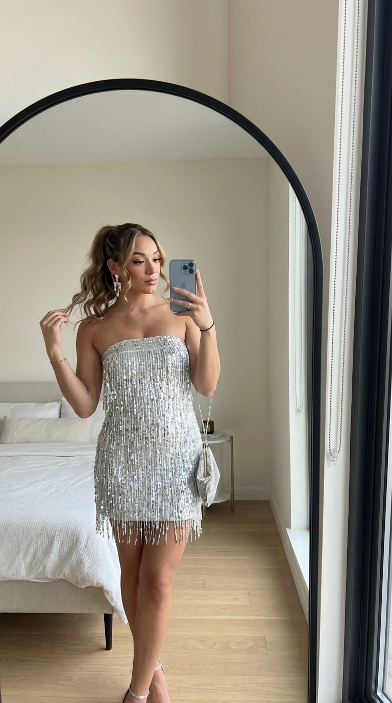 Silver Fringe Sequin Dress | Bridal After Party & Bachelorette Dress

Calling all party brides. This sparkly fringe mini is perfect for your bachelorette party, bridal after party, welcome party, Vegas bachelorette, birthday celebrations, New Year's wedding events, and reception outfit change. 

 #LTKWedding