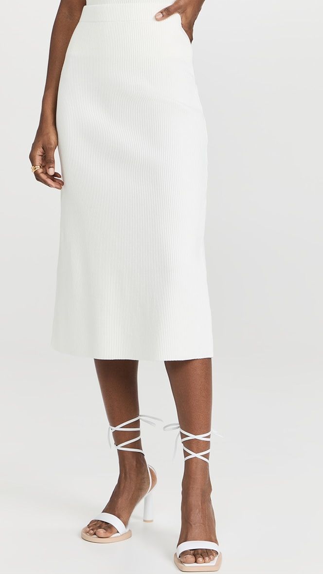 Vince Ribbed Midi Skirt | SHOPBOP | Shopbop