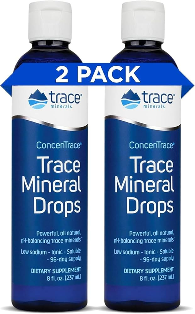 Trace Minerals ConcenTrace Trace Mineral Drops - Liquid Supplement for Bone & Joint Support - Aid... | Amazon (US)