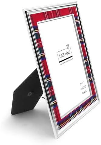 LARAINE Picture Photo Frame 3-color Plaid Metal High Definition Display Pictures for Tabletop Hom... | Amazon (US)