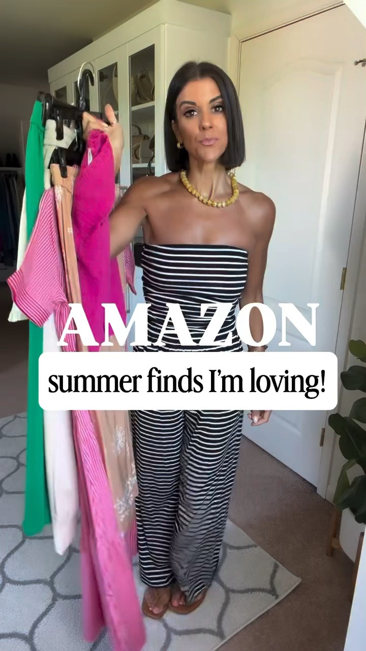 Amazon summer outfits! I’m 5’5 and in size small in all except white tank (which has a built in bra!), trouser joggers, and pink vest.

#LTKdayinmylife #LTKgrwm #LTKmomlife