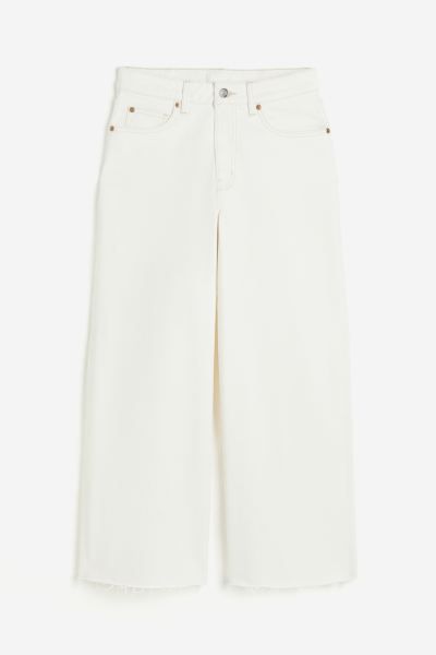 Wide High Ankle Jeans | H&M (US + CA)