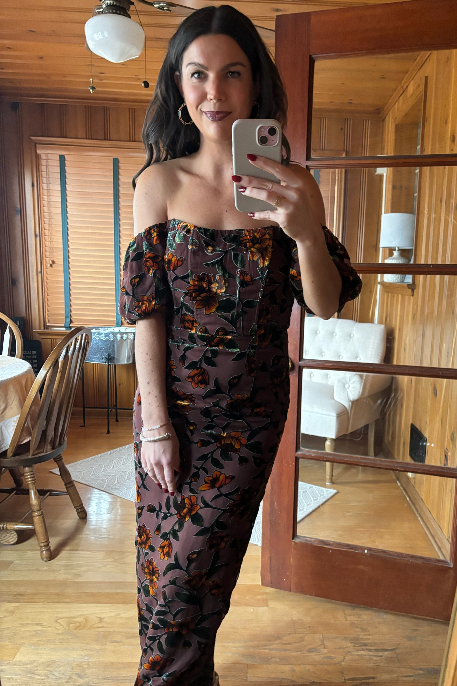 20% off with code DRESSY
Now $32!

Lulus//wedding guest//dress//floral//sale alert//winter outfits 

#LTKSaleAlert #LTKFindsUnder50