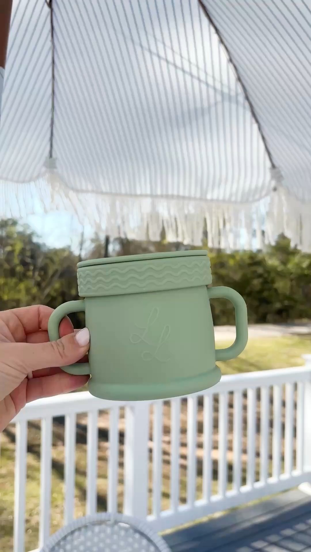 The most beautiful, safe and nontoxic snack container there is! Great for kids, easy to wash, and holds a good amount of snacks! #ad 

#LTKBaby #LTKFamily #LTKKids