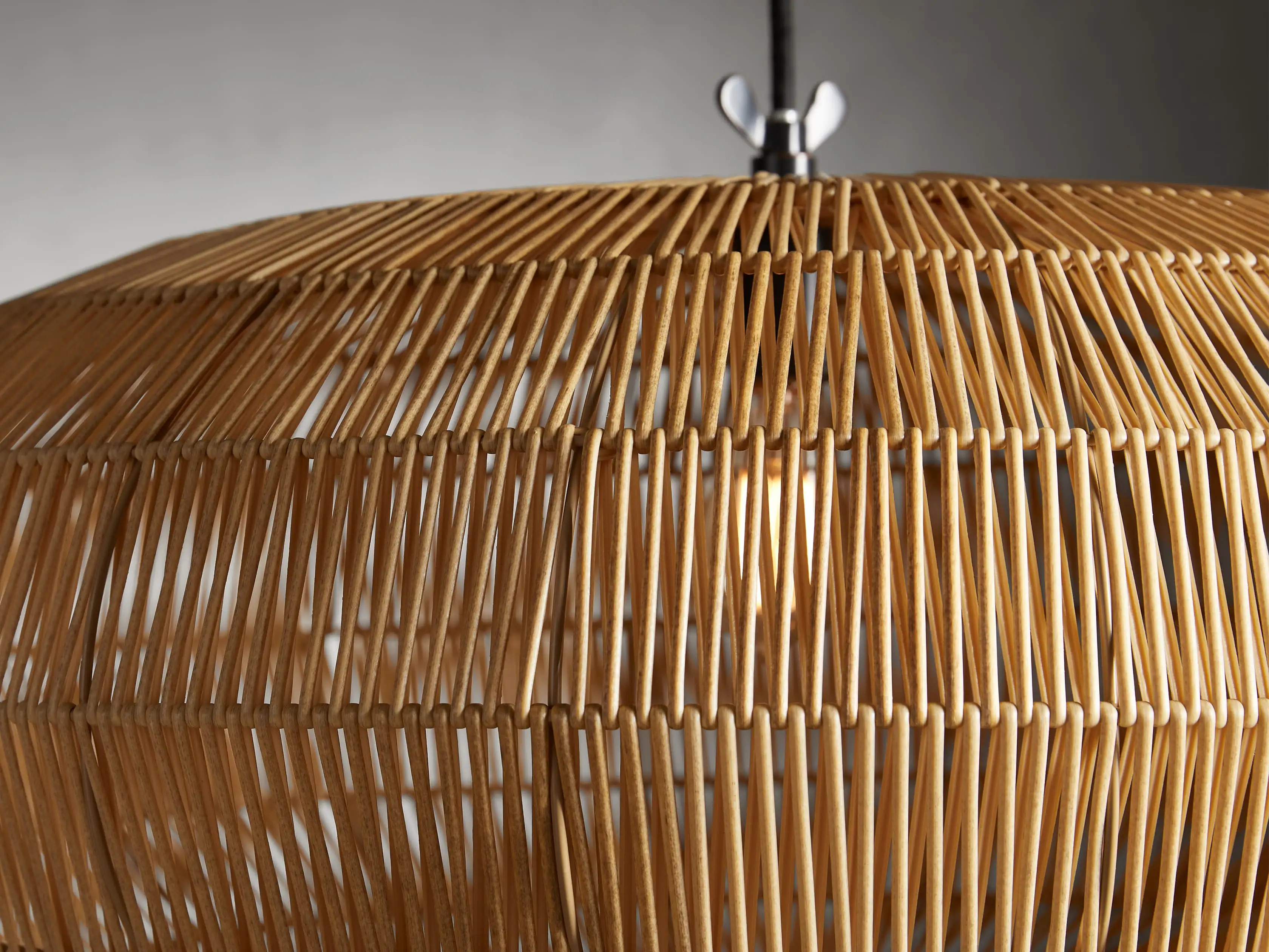 Malawi Outdoor Natural Disc Pendant | Arhaus