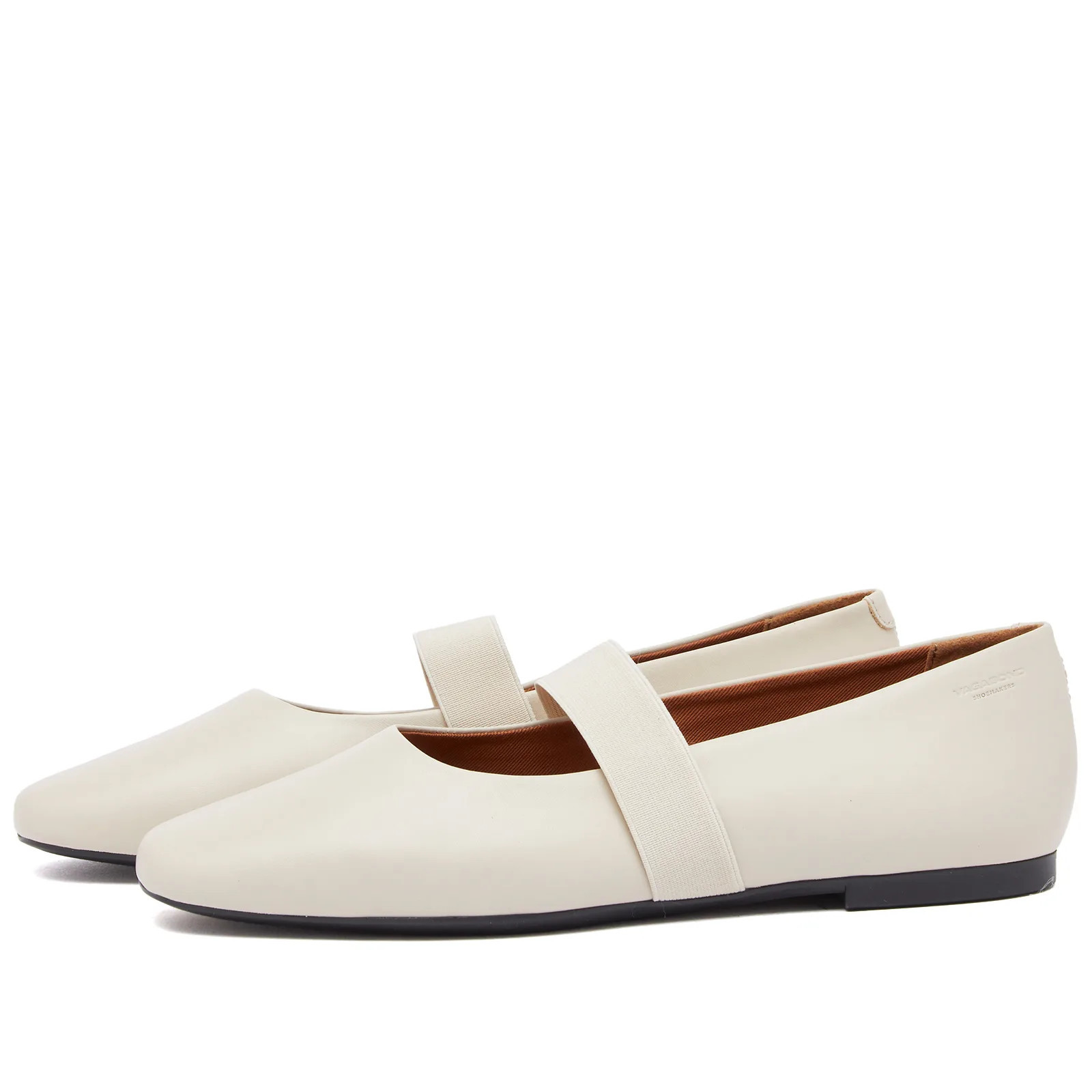 Vagabond Women's Jolin Strap Ballet Pump in Off White, Size UK 5 | END. Clothing | END. Clothing