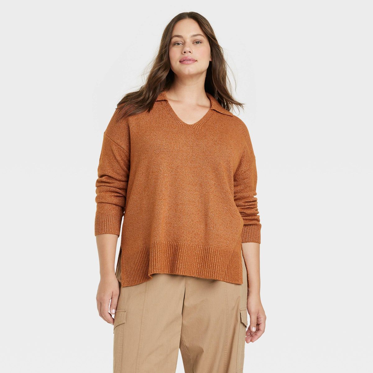 Women's V-Neck Pullover Sweater - Ava & Viv™ | Target