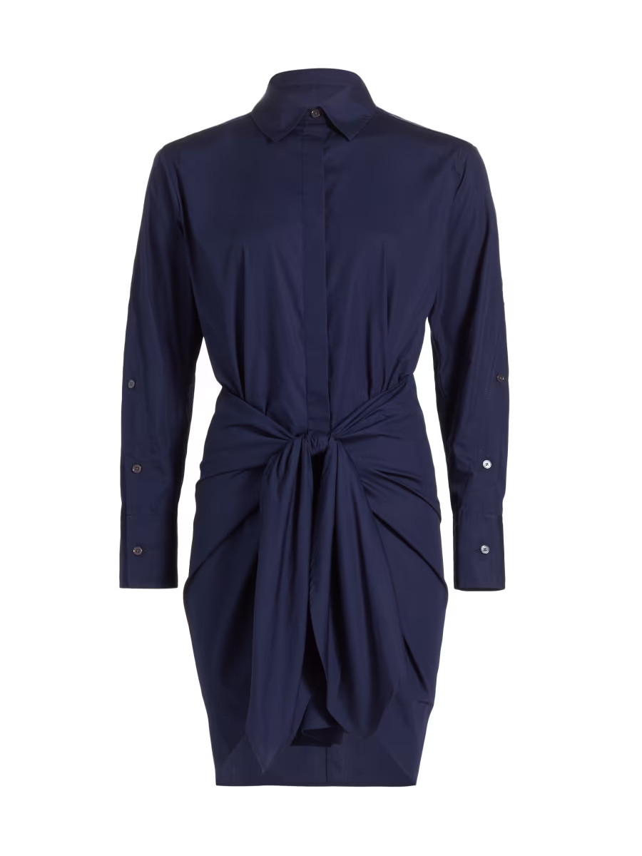 Charlotte Tie-Waist Shirtdress | Saks Fifth Avenue