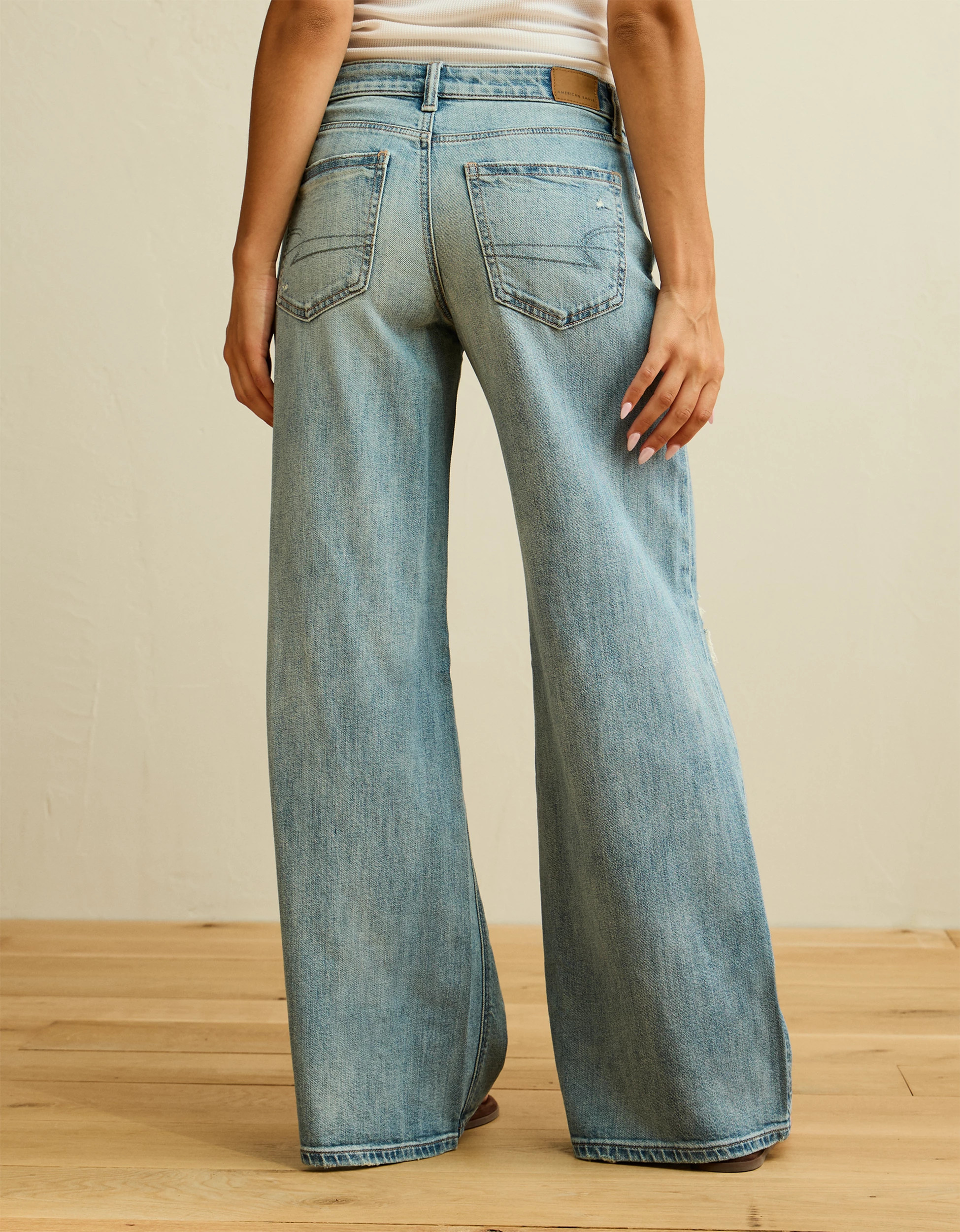AE Low-Rise Baggy Ultra-Wide Leg Jean | American Eagle Outfitters (US & CA)