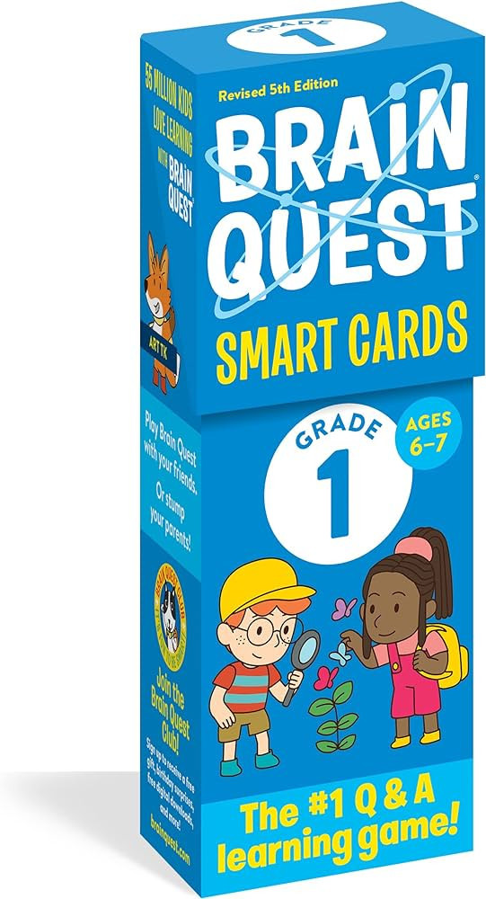 Brain Quest 1st Grade Smart Cards Revised 5th Edition (Brain Quest Smart Cards) | Amazon (US)