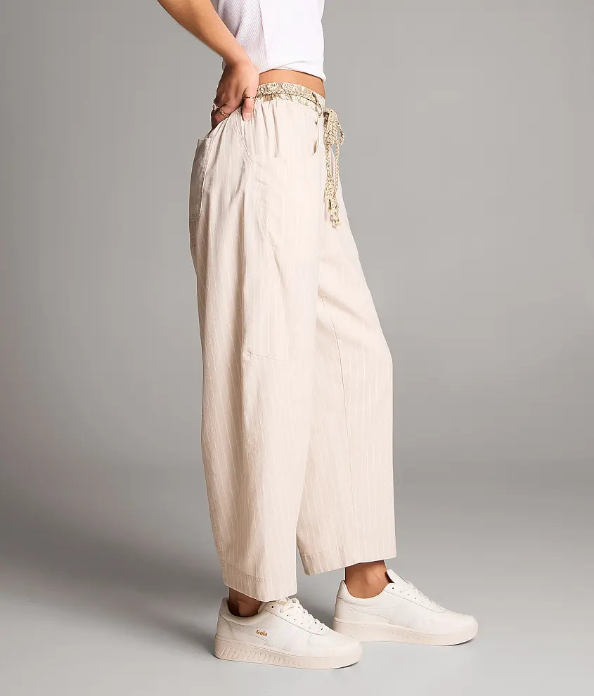 Striped Barrel Pant | Buckle