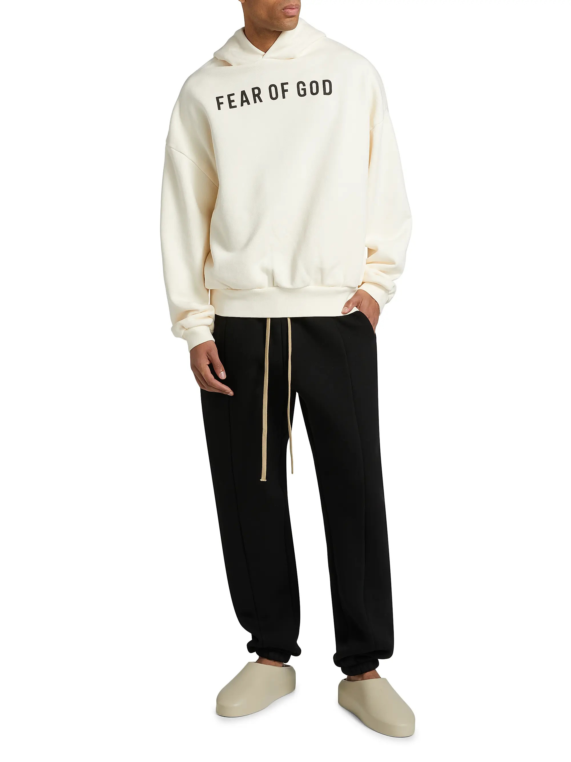 Logo Overlapped Hoodie | Saks Fifth Avenue