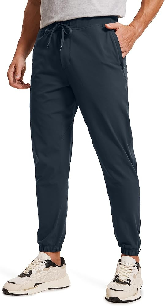 CRZ YOGA Mens 4-Way Stretch Golf Joggers with Pockets 30"/32" - Work Pants Track Gym Athletic Wor... | Amazon (US)