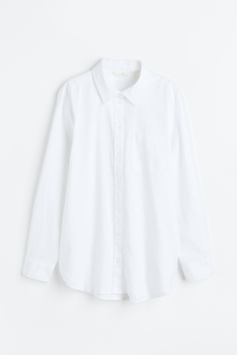 Linen-blend Shirt | H&M (US)