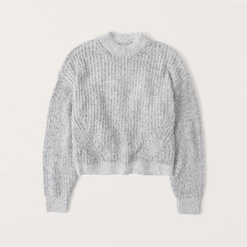 Eyelash Mockneck Sweater | Abercrombie & Fitch (US)