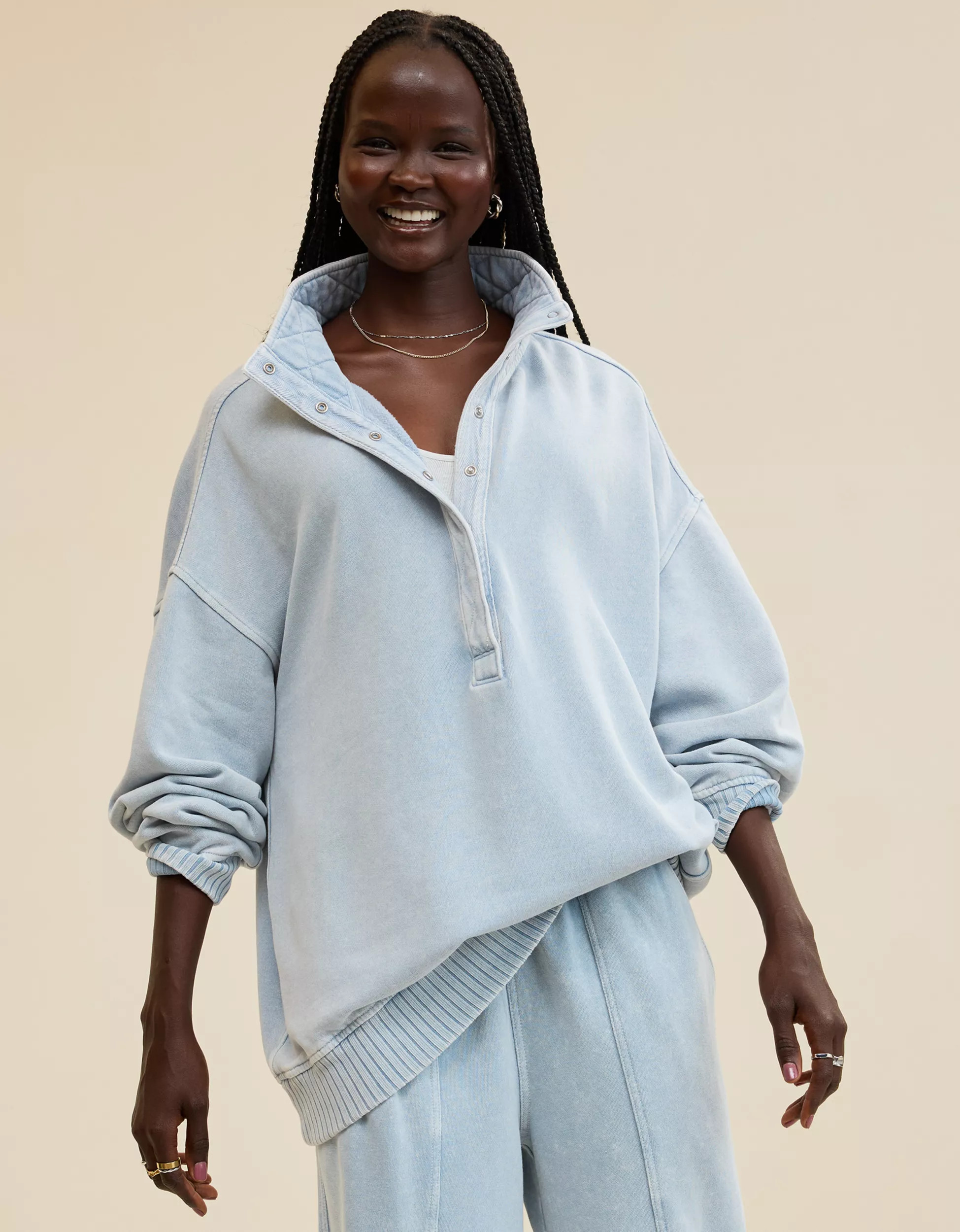 Aerie Oh Snap! Sweatshirt | American Eagle Outfitters (US & CA)