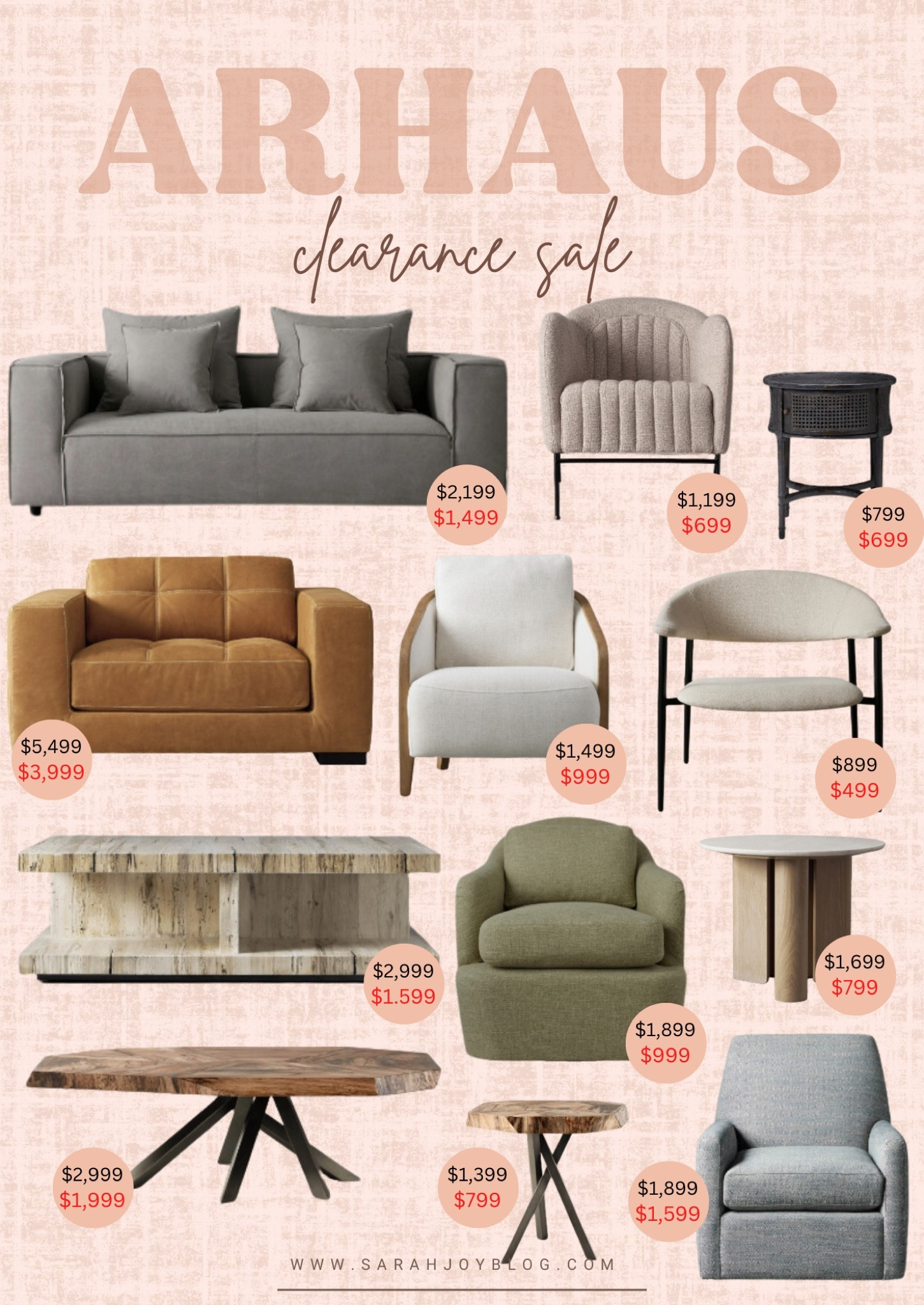 Arhaus Living Room Furniture

Arhaus, living room, accent chair, sale, home, clearance 

Follow @sarah.joy for more sale finds! 

#LTKsalealert #LTKhome #LTKSeasonal