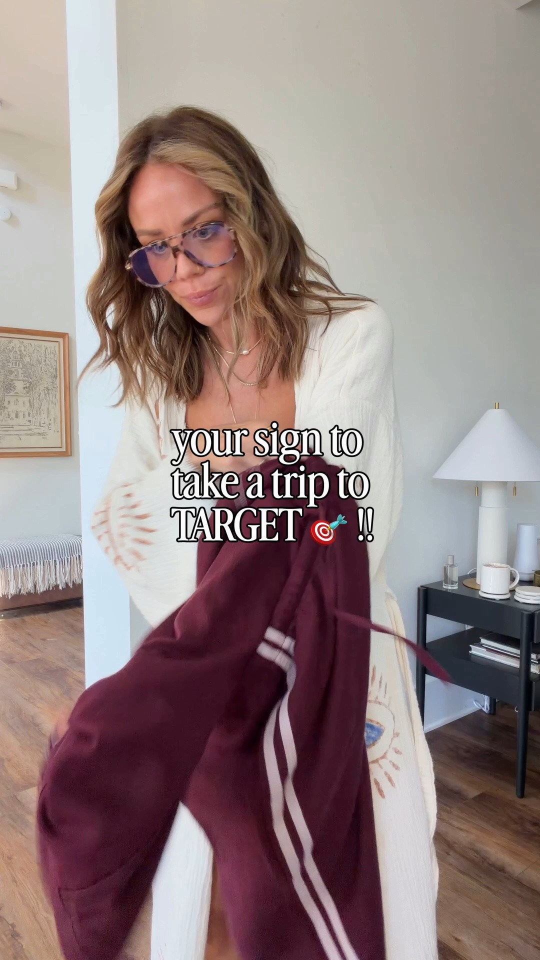 Target comfy ootd! These linen pants in a fall color combo are the perfect transitional piece. I sized up to small bc I like oversized! In xs sweater & jacket. Shoes tts

#LTKootd #LTKSaleAlert #LTKgrwm