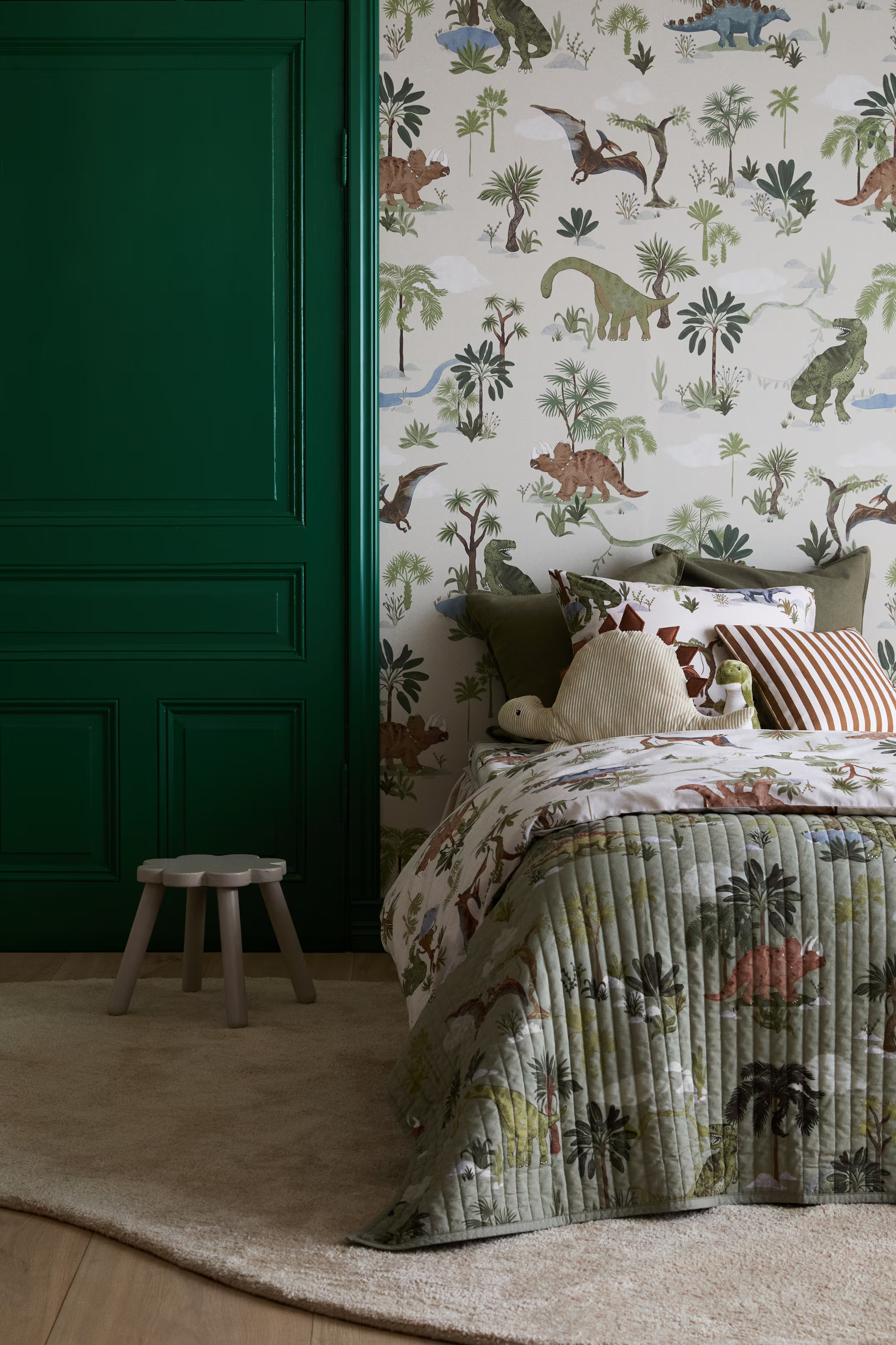 Patterned Twin Duvet Cover Set | H&M (US + CA)