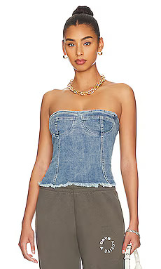 Desa Crop Bustier Top
                    
                    superdown | Revolve Clothing (Global)