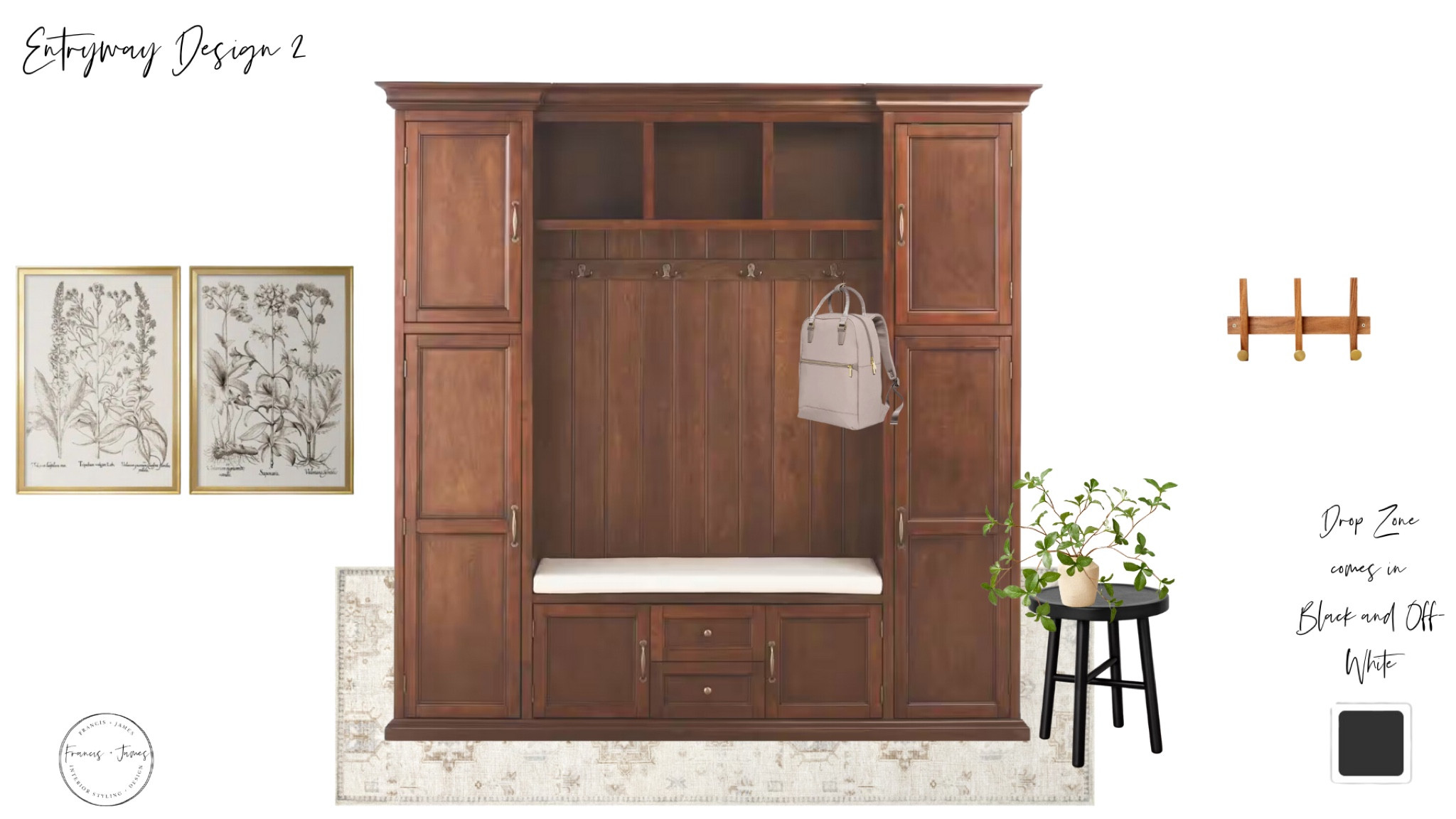 Entryway, Mudroom, Drop-zone, Freestanding Drop-zone, back to school, school, backpack, organization, family organization, runner, entryway design, virtual designer 

#LTKstyletip #LTKhome #LTKBacktoSchool