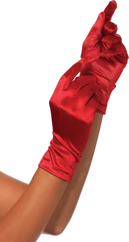 Leg Avenue Women's Satin Wrist Length Gloves | Amazon (US)