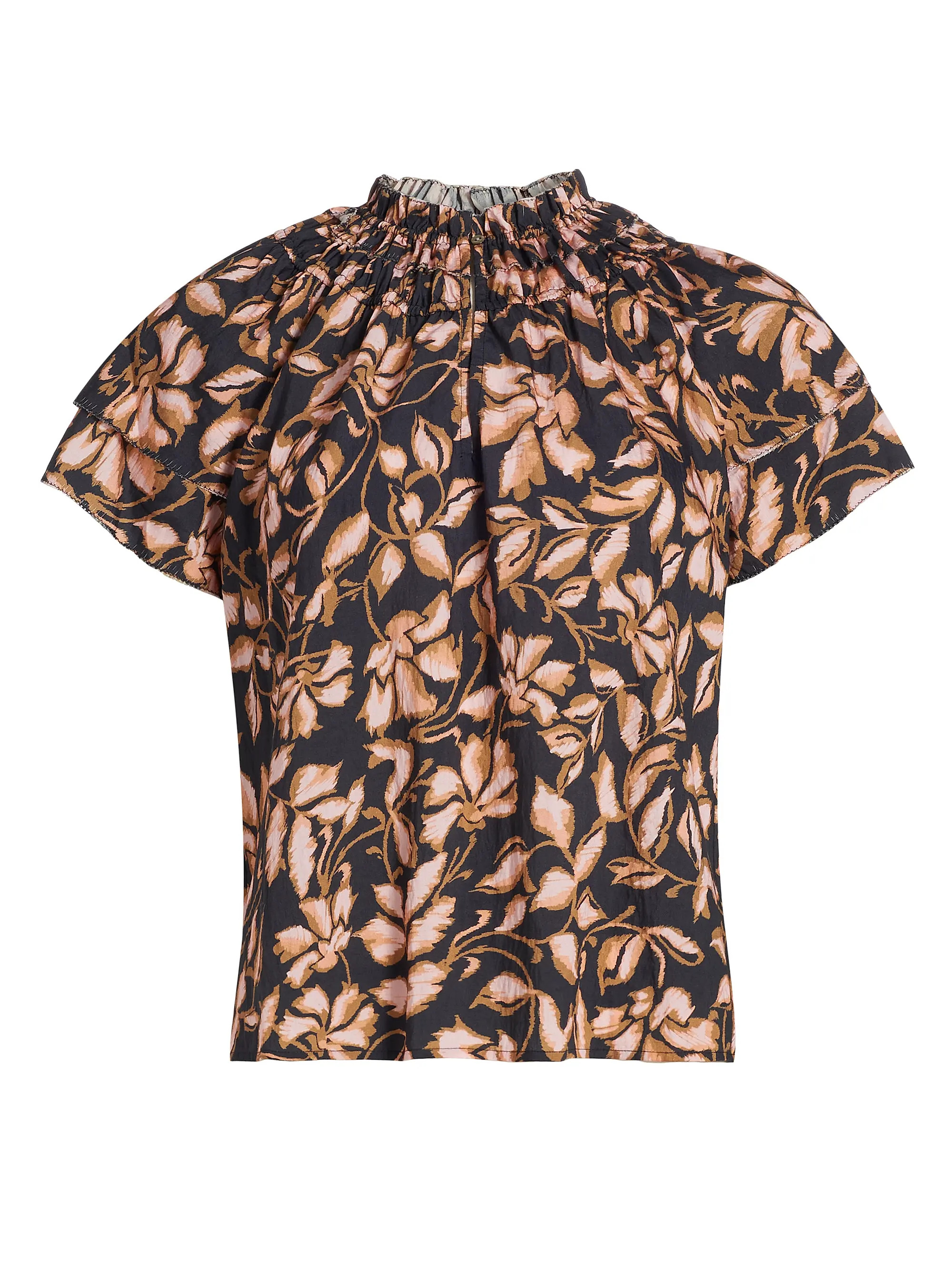 Kamila Leaf Top | Saks Fifth Avenue