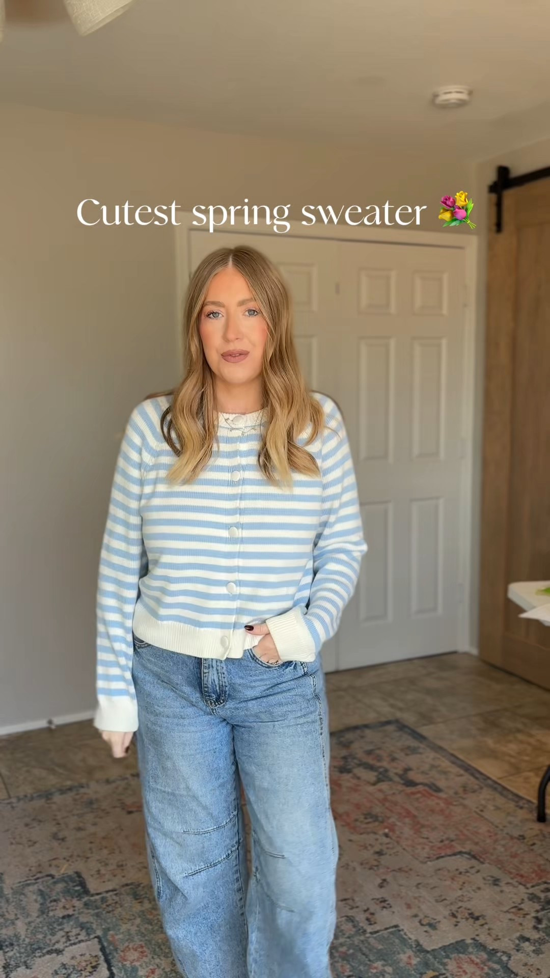 Cutest spring sweater from @target! 

#LTKootd #LTKSpringSale #LTKSaleAlert