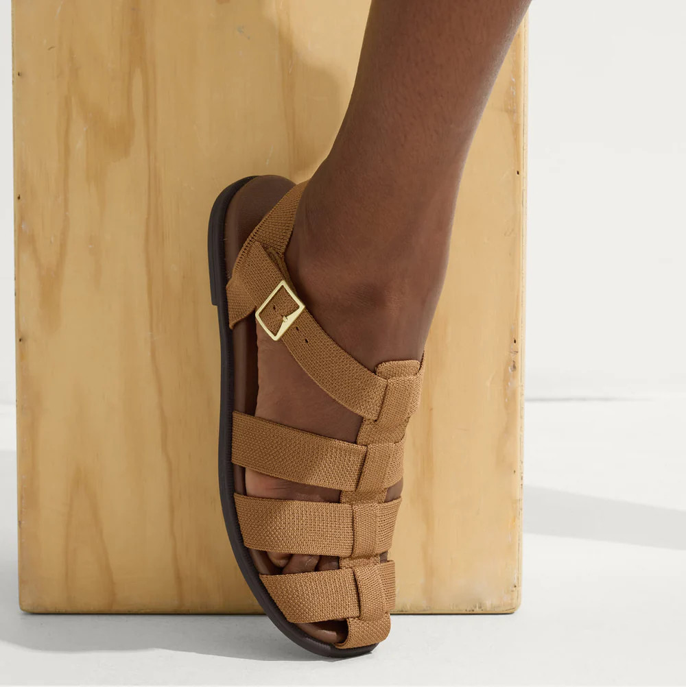 The Fisherman Sandal in Scarlet | Women's Sandals | Rothy's | Rothy's