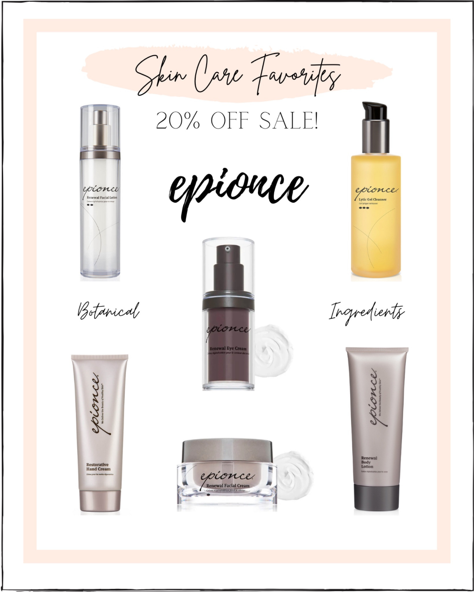 My favorite skin care products and more are on SALE for Black Friday! Best time to shop! 

Skin care. Beauty. Epionce. Dermstore. Black Friday. Cyber Monday. Face wash. Moisturizer. Eye cream. Sunscreen. Body lotion. 

#LTKbeauty #LTKHoliday #LTKCyberweek