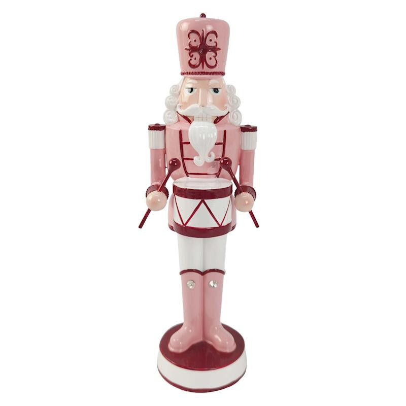 Resin Drummer Nutcracker, 10" | At Home