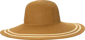 Lauren Ralph Lauren Packable Stripe Sun Hat | Nordstrom | Nordstrom