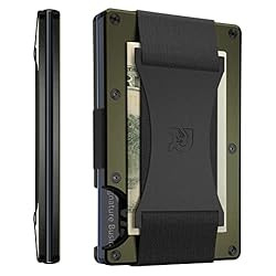 The Ridge Minimalist Slim Wallet For Men - RFID Blocking Front Pocket Credit Card Holder - Alumin... | Amazon (US)