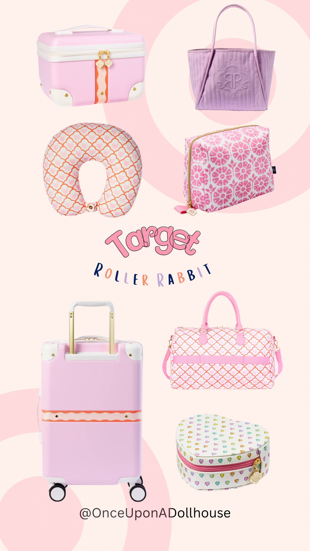 Target Roller Rabbit Collection! 

Carryon, duffel bag, tote bag, jewelry box, vanity case, toiletry bag

#LTKBeauty #LTKSeasonal #LTKTravel