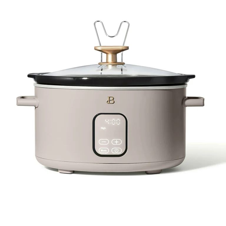 Beautiful 6 Qt Programmable Slow Cooker, Porcini Taupe by Drew Barrymore | Walmart (US)
