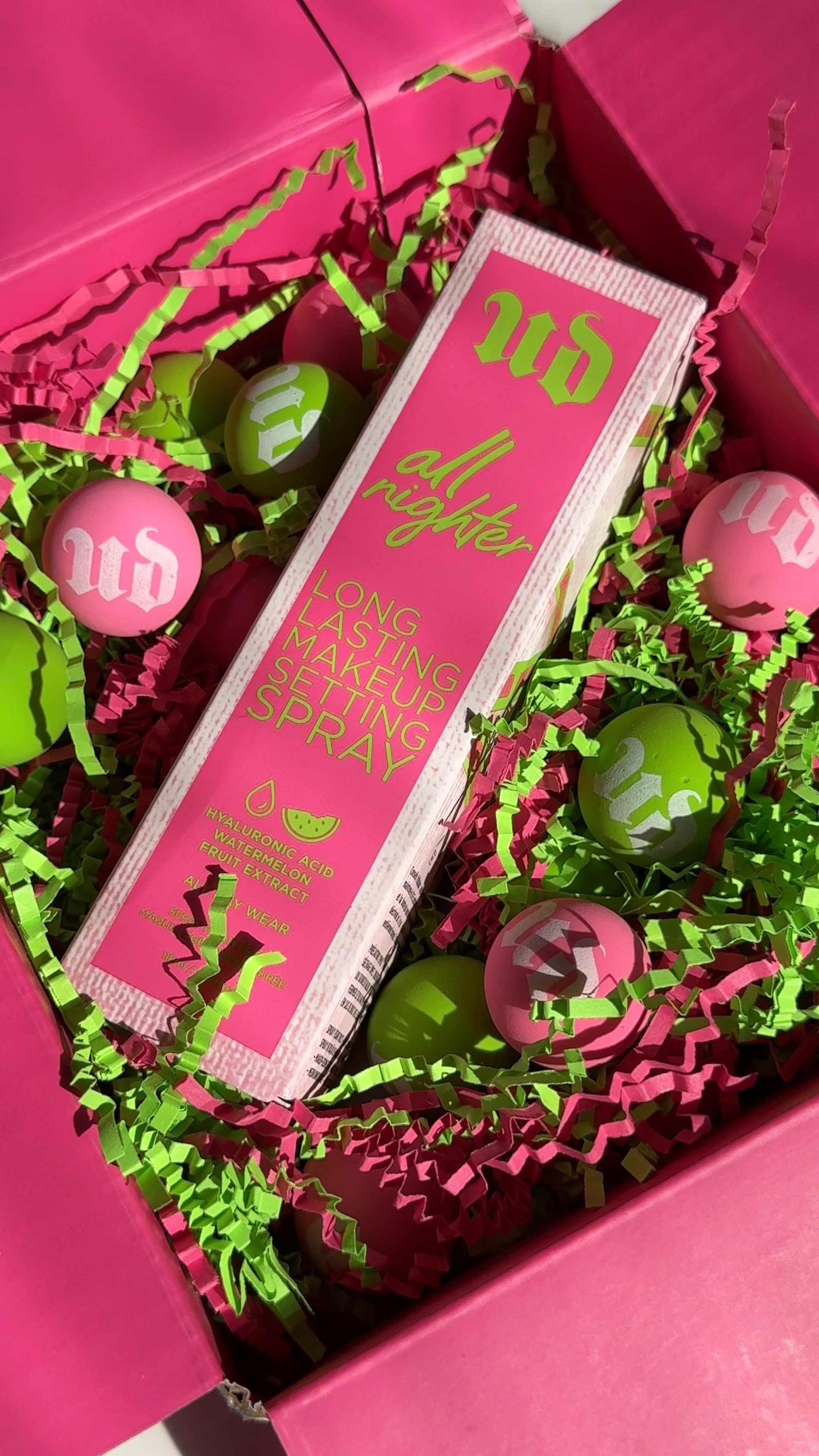 New Urban Decay ALL NIGHTER HYALURONIC ACID DEWY SETTING SPRAY! It smells like delicious watermelon and my makeup lasts all dawatermelon🩷

#LTKGiftGuide #LTKStyleTip #LTKBeauty