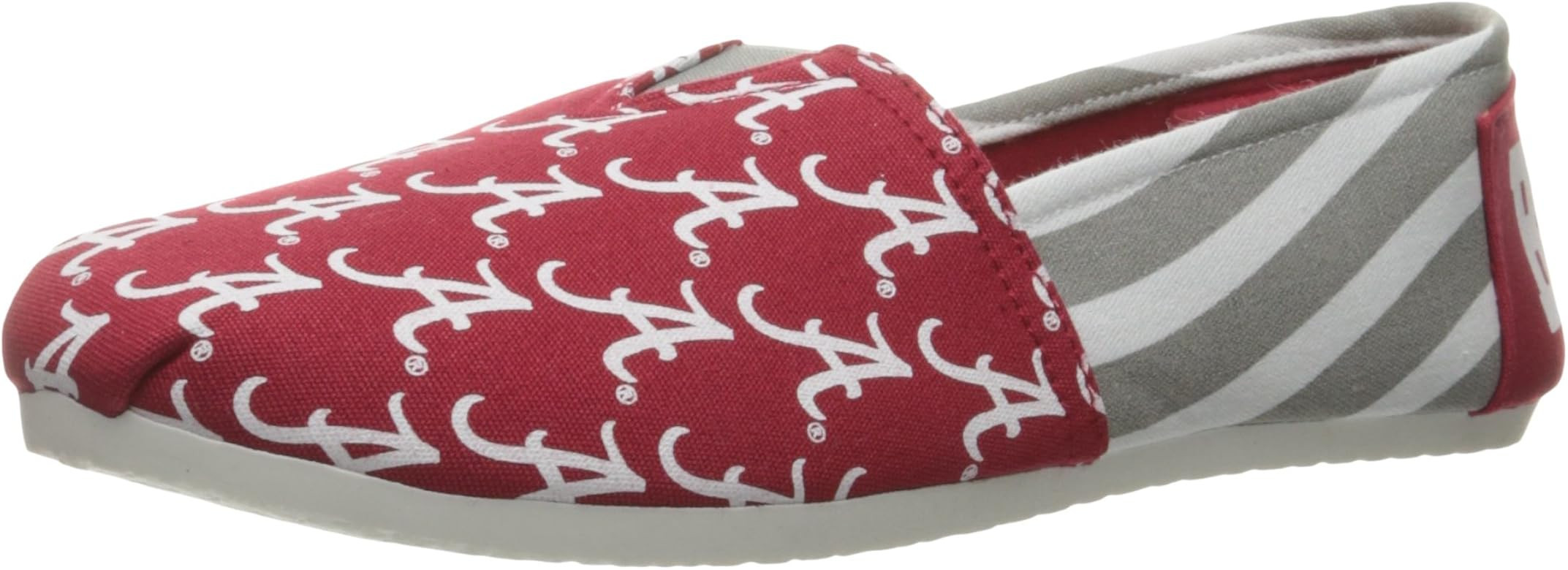 FOCO Womens NCAA College Low Top Big Logo Canvas Sneakers | Amazon (US)